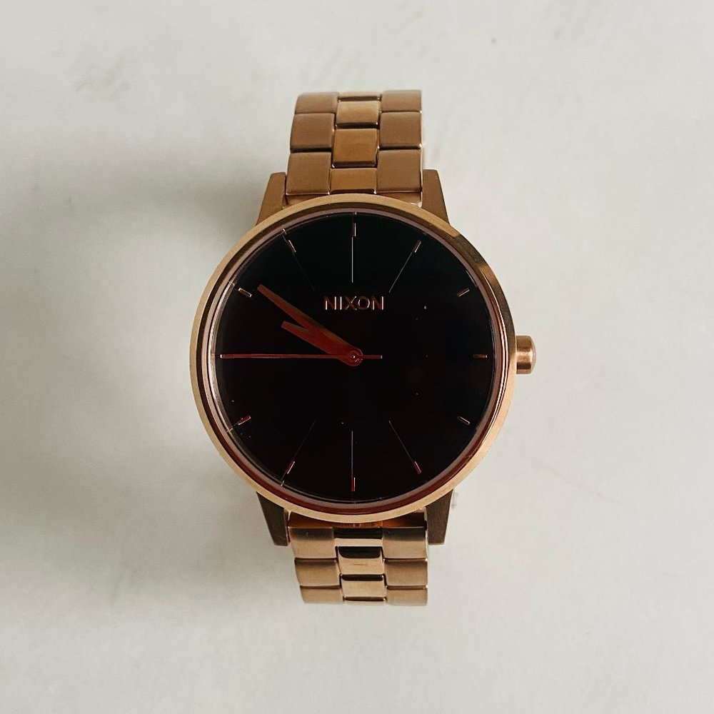 Nixon Kensington SS 37mm Rose Gold Black
